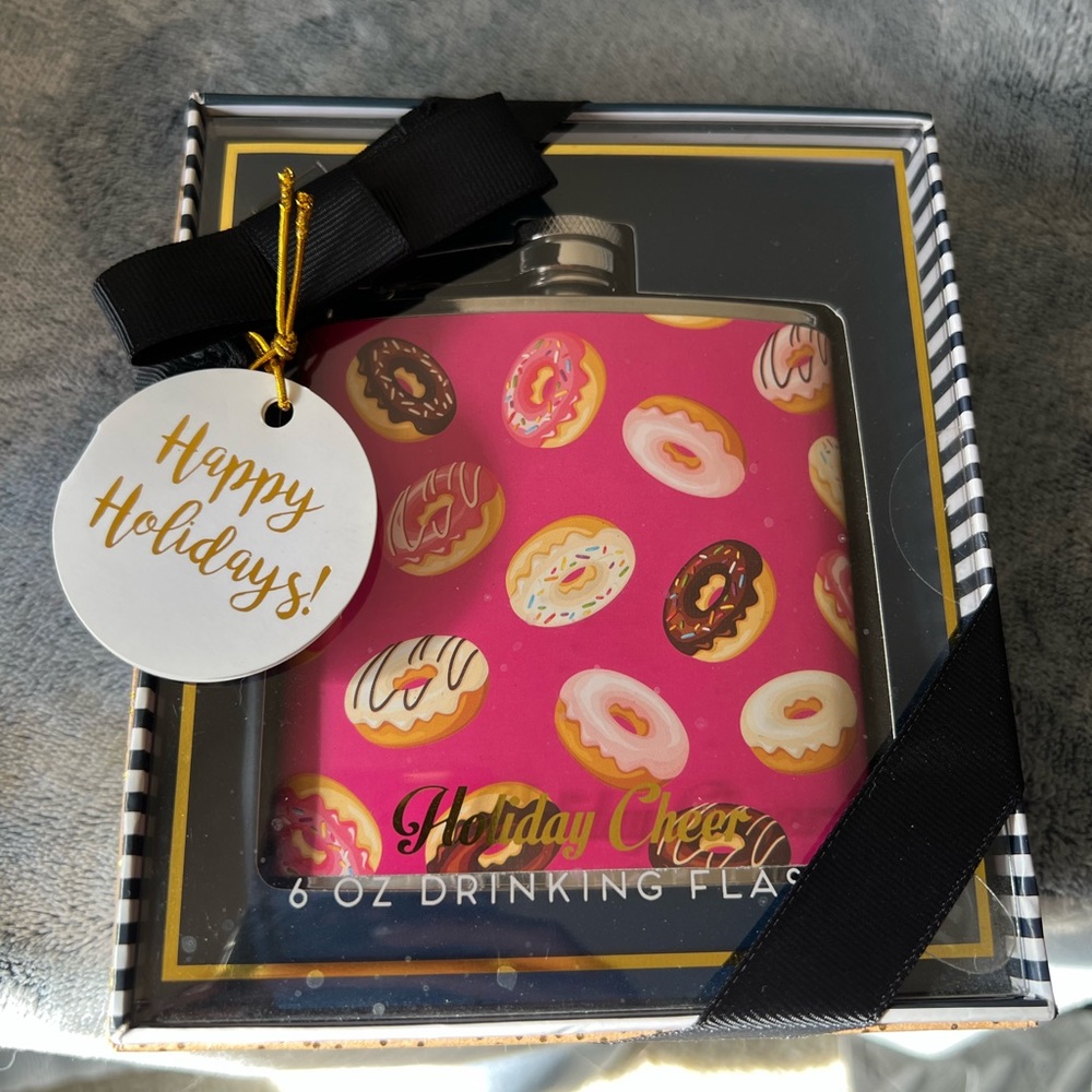 Fun donut flask